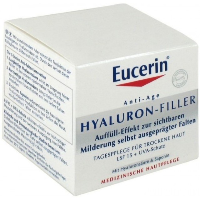 EUCERIN HYALURON FILLER DNEVNA KREMA ZA SUVU KOŽU 50ML